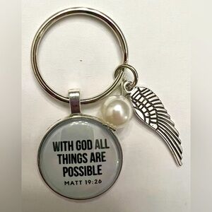 Christian Bible Verse Keychain - new